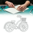 thumbnail image 1 of Die Cuts, Bicycle Shape Metal Embossing Cutting Die Easy Operation High Durability Wide Application  for DIY for Cards for Scrapbook, 1 of 7