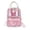 Pink, variant on ibiyuan Clear Backpack for School, Clear Bookbag for Teen PVC Heavy Duty Transparent Backpack for Ages 3th 4th 5th 6th