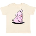 thumbnail image 3 of Inktastic Sitting Pig Boys or Girls Toddler T-Shirt, 3 of 5
