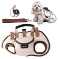 thumbnail image 5 of mdesiwst Pet Carrier Tote Bag Breathable Pet Carrier Sling Adjustable Full-Body Harness Crossbody with Pocket for Small Dogs, 5 of 7