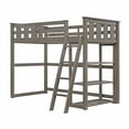 Better Homes and Gardens Kane Twin Loft Bed, Gray