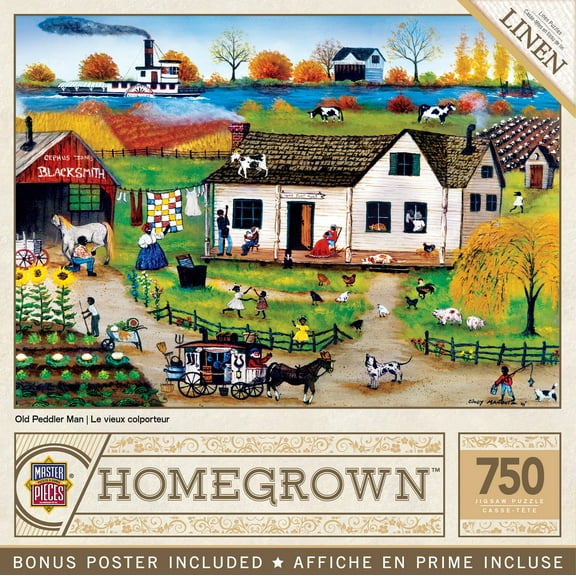 MasterPieces 750 Piece Jigsaw Puzzle for Adults - Old Peddler Man - 18"x24"