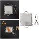 thumbnail image 4 of Accesorios de , juguetes de cocina de de simulación 1:12, Mini tienda adería, Clips de miniatura, bandeja de papel plata Hugo bandeja en miniatura, 4 of 7