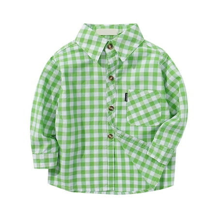 

alcepopk Boys Long Sleeve Button Up Toddler Dress Shirt Uniform Shirt with Chest Pocket(Light Green 8-10 Y)