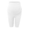 thumbnail image 4 of Riforla Workout Leggings for Women Everyday Use High Waisted Maternity Pants Solid Color Spring Summer Casual Outfits Capri Length Womens Pants White M, 4 of 6