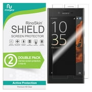 (2-Pack) RinoGear Sony Xperia XZ Screen Protector Case Friendly Accessories Flexible Full Coverage Clear TPU Film