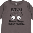 thumbnail image 4 of Inktastic Future Banjo Player Like Grandpa Boys or Girls Long Sleeve Toddler T-Shirt, 4 of 5