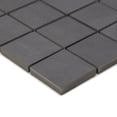 thumbnail image 3 of The Tile Life Studio 2 in x 2 in Black Matte Porcelain Mosaic Floor and Wall Tile 1 Sheet, 3 of 6