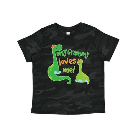 

Inktastic My Grammy Loves Me Grandson Gift Toddler Boy Girl T-Shirt