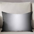 thumbnail image 3 of Black Ombre Throw Pillow Covers, Black Grey White Gradient Modern Abstract Art Soft Breathable Pillow Cases with Zipper for Sleeping, Standard Pillowcases for Couch Bed Sofa Chair 20x26 Inches, 3 of 6