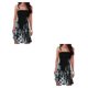 thumbnail image 3 of Sonducket Vestido de playa a la moda y elegante con hombros descubiertos para un aspecto moderno cintura poliéster ropa femenina vestido de Type5 NO5, 3 of 6