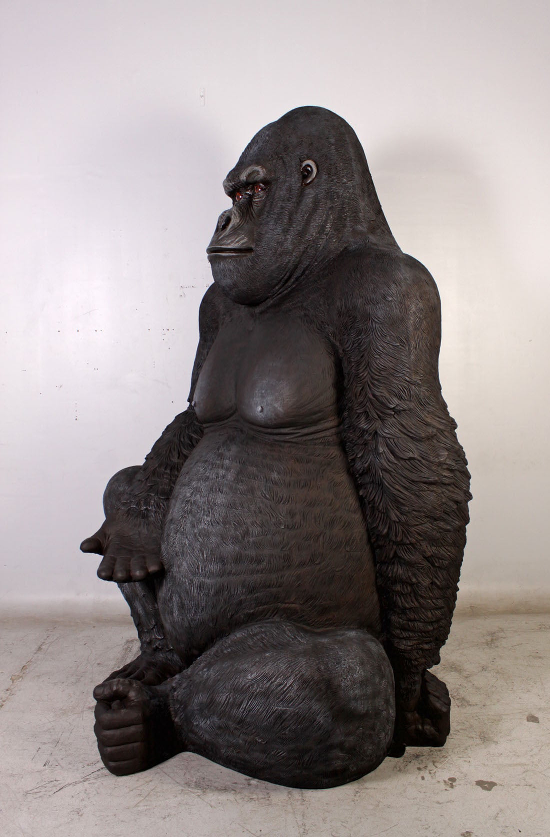 Jumbo Silverback Gorilla 8 ft Statue Jumbo Silverback Gorilla Statue