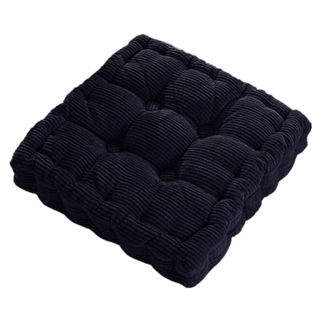 Seat and Chair Cushion Luxury Breathable Non-Slip Seat Cushion Weather, and Fade Resistant Thicken Cushion Solid Color Soft Chair Floor Cushion for Wheelchair, Car, Office, Home Living, 15x15 Inch