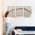 thumbnail image 4 of TOARTi Tree Canvas Wall Art Wood Tree Rings Nature-Inspired Framed Print Modern Minimalist Abstract Decor Set of 3 for Living Room Bedroom Office 16x24 Inch, 4 of 11