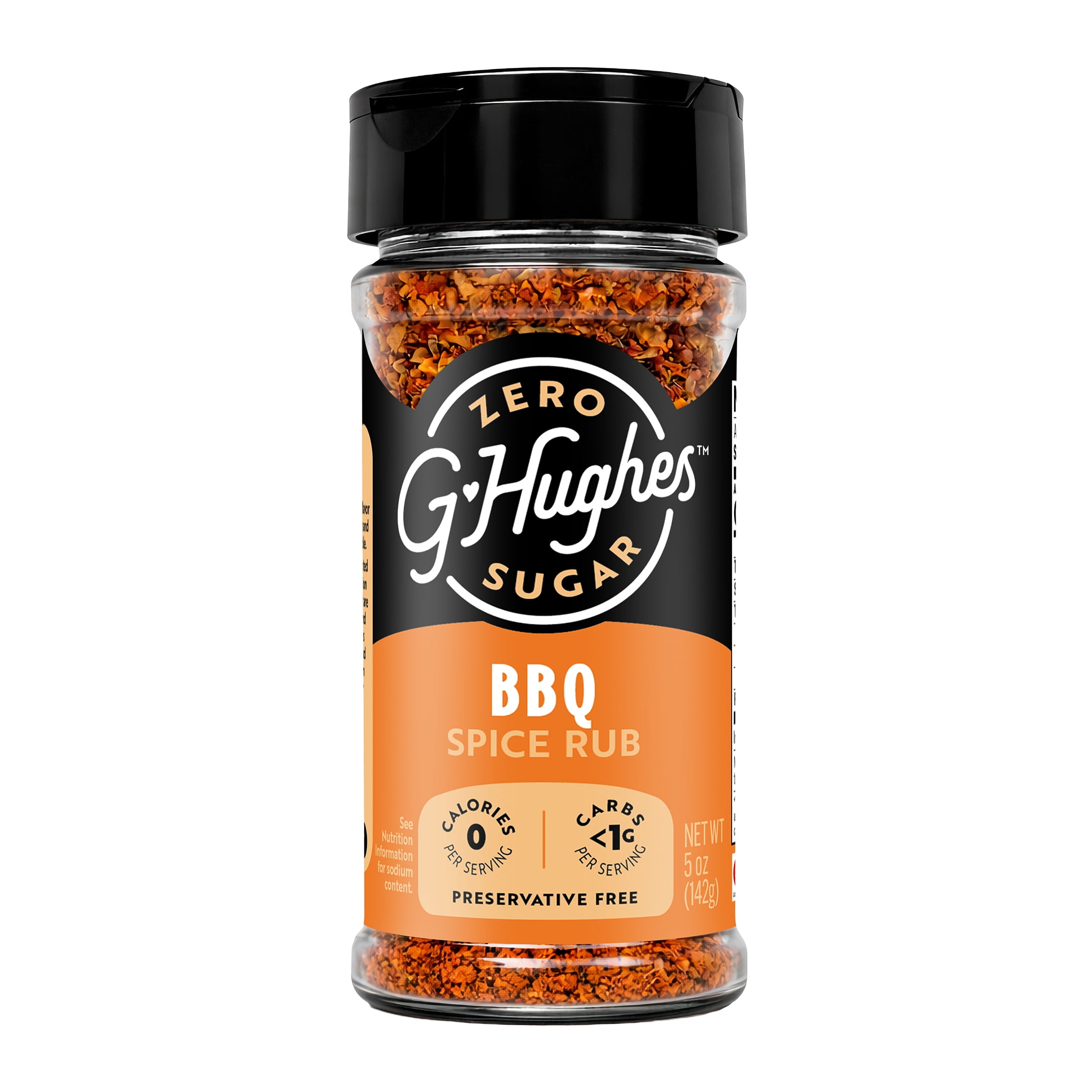 (2 pack) G Hughes Zero Sugar BBQ Spice Rub, 5 oz
