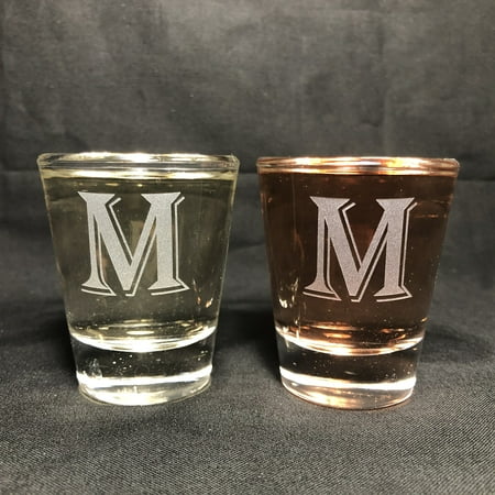 

1.5OZ SHOT GLASS SET MONOGRAM M