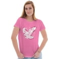 thumbnail image 4 of Hawkeye State Cool Stencil Iowa Hawk Womens Fitted Plus Size Graphic Tee Brisco Brands 2X, 4 of 5