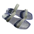 thumbnail image 2 of Zpanxa Slippers for Women Summer Sandals for Women Flat Slip On Sandals Crystal Roman Shoes Open Toe Casual Sandals Slippers Flip Flops for Women Clear 40, 2 of 8