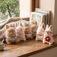 thumbnail image 4 of Adorable Bunny Rabbit Plush Toy Cute Soft Huggable Stuffed Animal Bedtime Companion Travel Comfort Home Decor Birthday Holiday Gift for kids adults, 4 of 5