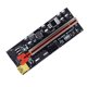 thumbnail image 2 of Methold Placa Exender PCI-E 1x a 6x, tarjeta USB 3,0, adaptador de placa base de ordenador portátil con indicador LED, equipo eléctrico Electrónica miscelánea Ranura roja + cable negro, 2 of 6