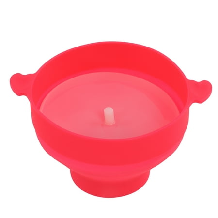 

Microwave Popcorn Popper Food Grade Environmentally Friendly Microwavable Popcorn Bowl For Home Rose Red