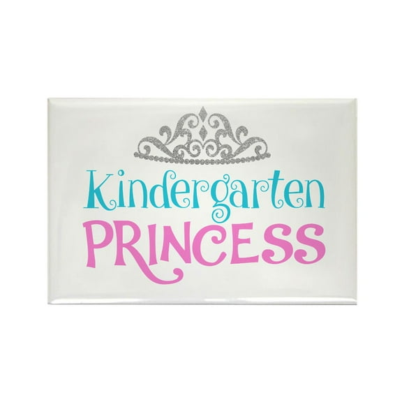 CafePress - Kindergarten Princess Magnets - Rectangle Magnet, 2"x3" Refrigerator Magnet