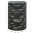 thumbnail image 6 of Safavieh Bahan Modern Wood Round End Table, Black, 6 of 7