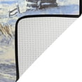 thumbnail image 5 of Dreamtimes Winter Landscape Non-Slip Area Rug 72"x48", Snowy Rustic Soft Non Slip Washable Floor Mats for Indoor Front Porch,Living Room, Bedroom,Kitchen, 5 of 5