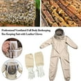 thumbnail image 4 of Traje de abeja, traje de abeja con guantes Traje de apicultura Traje de abeja Guantes Tecnología de vanguardia, 4 of 6