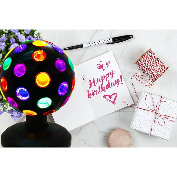 Lampe Boule Disco Rotative LED – Multicolore, E14, Pour Fêtes, Bars Et Soirées à La Maison