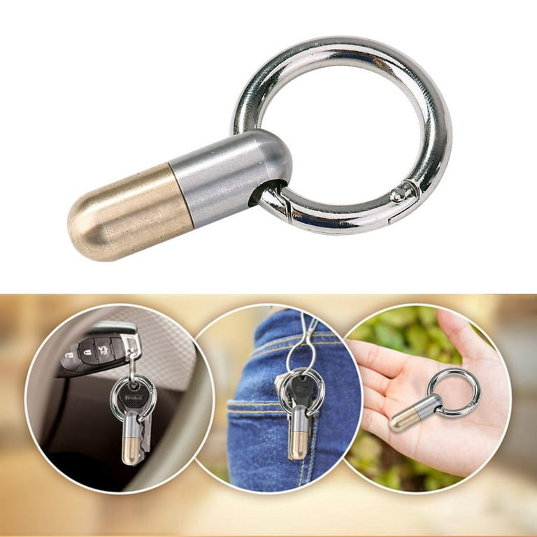 Tiyuyo Stainless Steel Portable Mini Tiny Cutting Tool Key Ring Capsule  Knife 