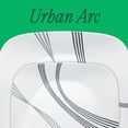 thumbnail image 3 of Corelle Urban Arc 16-Piece Square Glass Dinnerware Set (Service for 4), 3 of 10