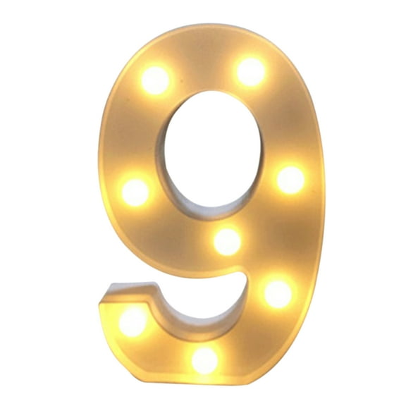 LED 26 Alphabet Letter Number Lights Ampersand Symbol Love Heart Light Up Sign Lamp For Love Wedding Home Party Holiday Bar Decoration