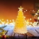 thumbnail image 4 of Adornos navideños, adornos navideños, regalos navideños, decoración navideña, mini árbol de Navidad luminoso, luz nocturna de cristal transparente, decoración de escritorio, accesorios de regalo, deco, 4 of 9