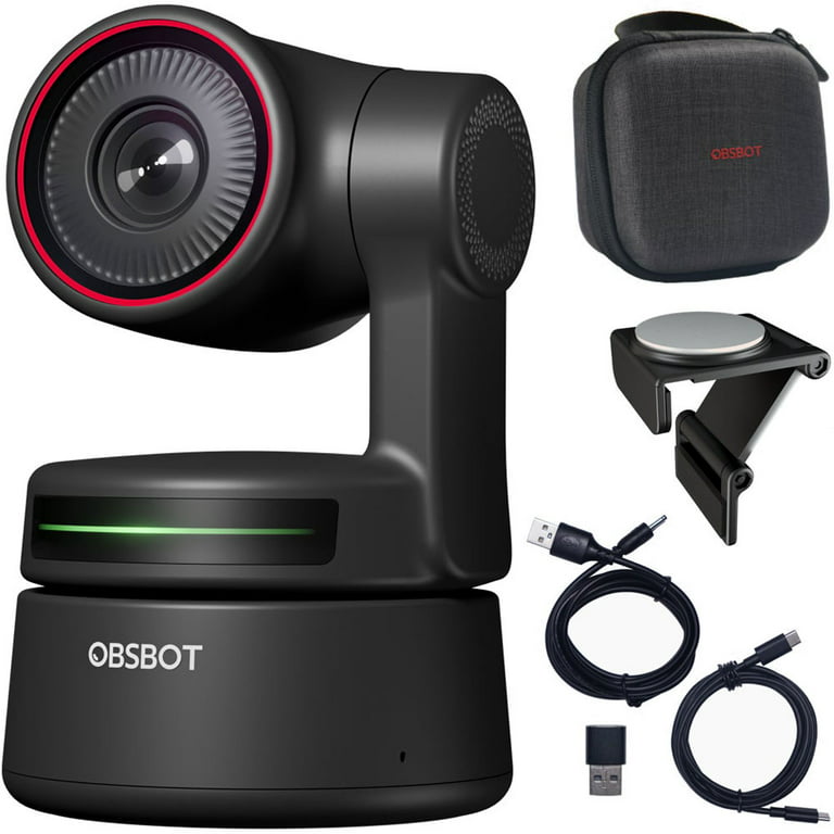 OBSBOT Tiny4K AI-Powered PTZ 4K Webcam, 4x Digital Zoom. HDR - (OWB-2105-CE)