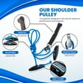 thumbnail image 2 of RangeMaster BlueRanger Shoulder Pulley with Patient Guide │ Aids Recovery and Rehabilitation │ Helps Enhance Pain Free Range of Motion │ Adjustable, Web Strap Door Attachment, 2 of 7
