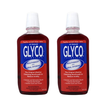 Glyco-Thymoline Liquid 16 oz (Pack of 2)