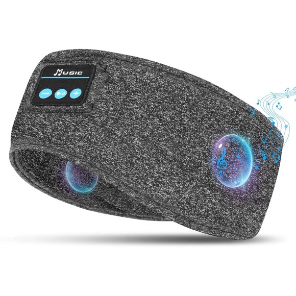 flintronic Sleep Headphones, Headband Sports Headphones, Bluetooth Wireless Sleep Earphone with Ultra-Thin HD Stereo Speakers, Suitable for Sports/Side Sleep/Yoga/Fitness/Relaxation
