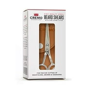 Beard and Mustache Stainless Steel Shears?With Synthetic Leather Carrying Case And Comb For Precise Facial Hair Trimming