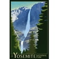 thumbnail image 4 of Yosemite National Park, California, Yosemite Falls, Lithography (1000 Piece Puzzle, Size 19x27, Challenging Jigsaw Puzzle for Adults and Family, Made in USA), 4 of 4