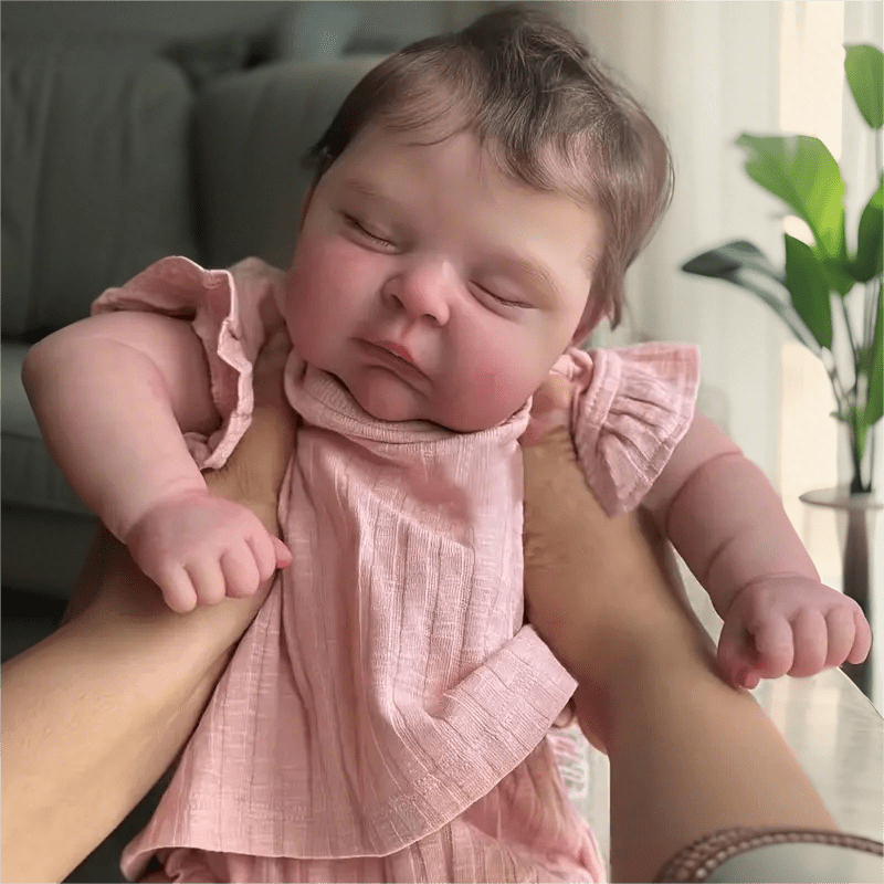 Dayoff Kids Lifelike Reborn Baby Dolls - 18 Inch Cloth Body Realistic Baby Doll (No Accessories) For Kids Age 3+