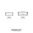 thumbnail image 3 of 2 Light Medium Flush Mount In Transitional Style 13.25 Inches Wide By 4.75 Inches High-Antique Nickel Finish Hinkley Lighting 3241An, 3 of 7