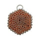 thumbnail image 5 of Cepillo limpiador de hierro fundido, almohadillas de silicona, utensilios de cocina reutilizables de acero inoxidable Naranja, 5 of 9