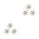 thumbnail image 4 of Yuarrent Valentine Napkins Plates Snowflake Design Buckle Jewelry Napkin Metal Decorations Rhinestone Rings Clasps Table Banquets plata 2piezas, 4 of 6