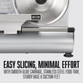 thumbnail image 3 of Weston Electric Meat Slicer, Food Slicer and Cutting Machine with Removable 9 in. Stainless Steel Blade, 3 of 8