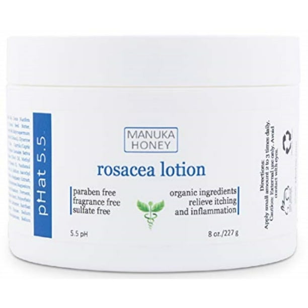 rosacea cream with manuka honey, aloe vera & coconut oil extract