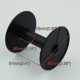 thumbnail image 3 of 20 Pcs - Empty Plastic Wire Spools Bobbins Round Ends For Various Size Cord Ribbon (black) Black Banmo, 3 of 3