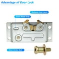 thumbnail image 4 of Actuador de bloqueo de puerta del lado derecho delantero para camiones International 5000 9300 9400 9600 9700, No. 451551/1677433C1, 4 of 7