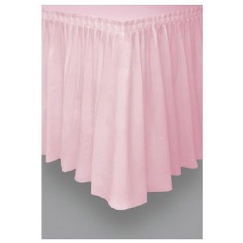 plastic table skirt 29" x 14' rectangular party