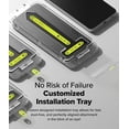 thumbnail image 3 of Protector de pantalla Ringke Easy Slide para Samsung Galaxy A36, vidrio templado 9H, 2 unidades, 3 of 9